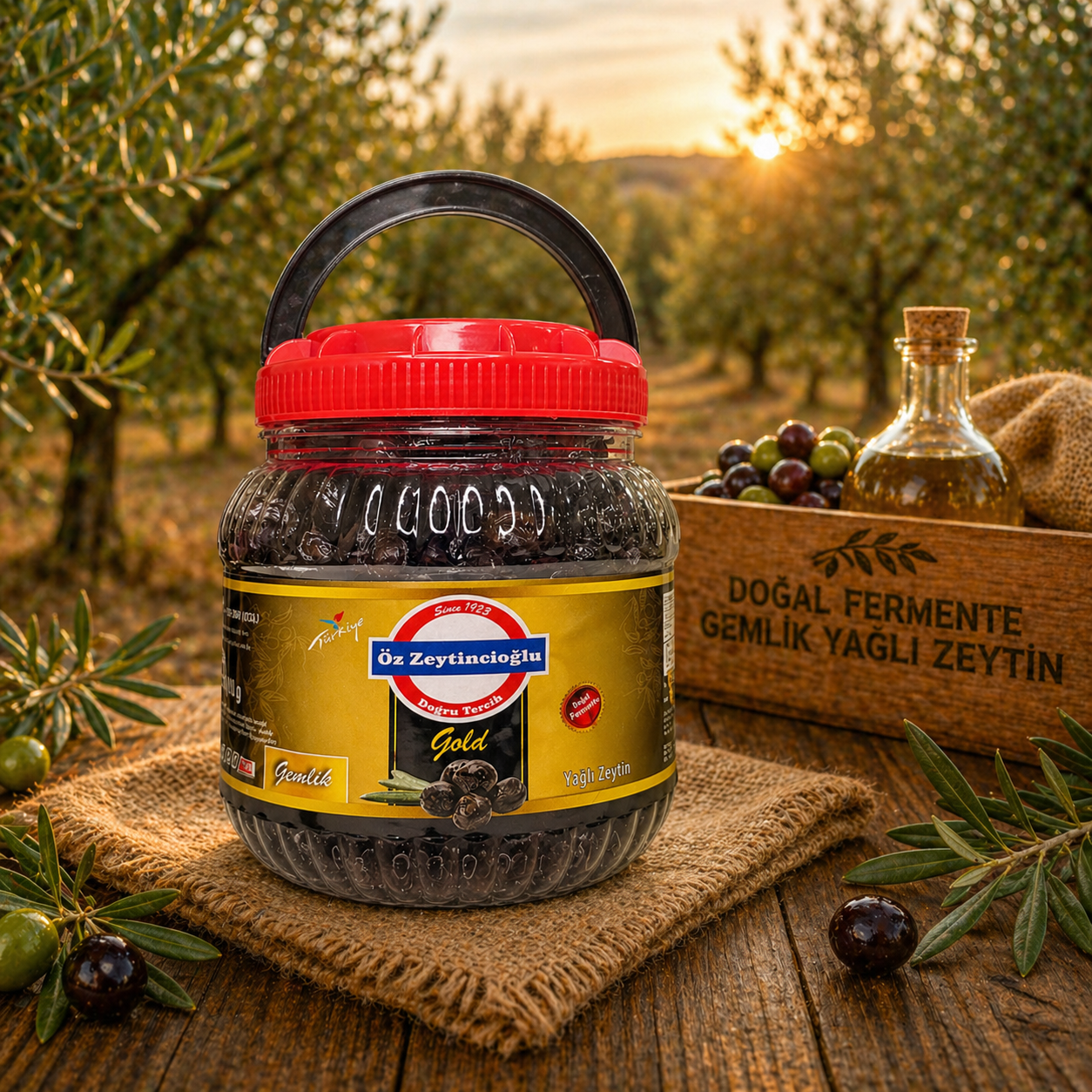 Gemlik Yağlı Siyah Zeytin Safir 231-260 Kalibre – Tuzsuz, Etli - Görsel 2